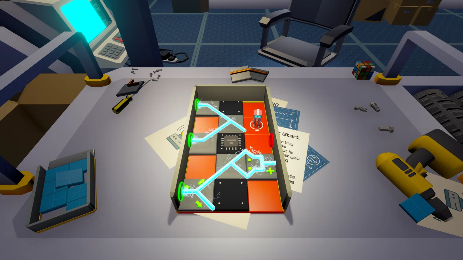 Tiny Circuits press asset: Converging Paths