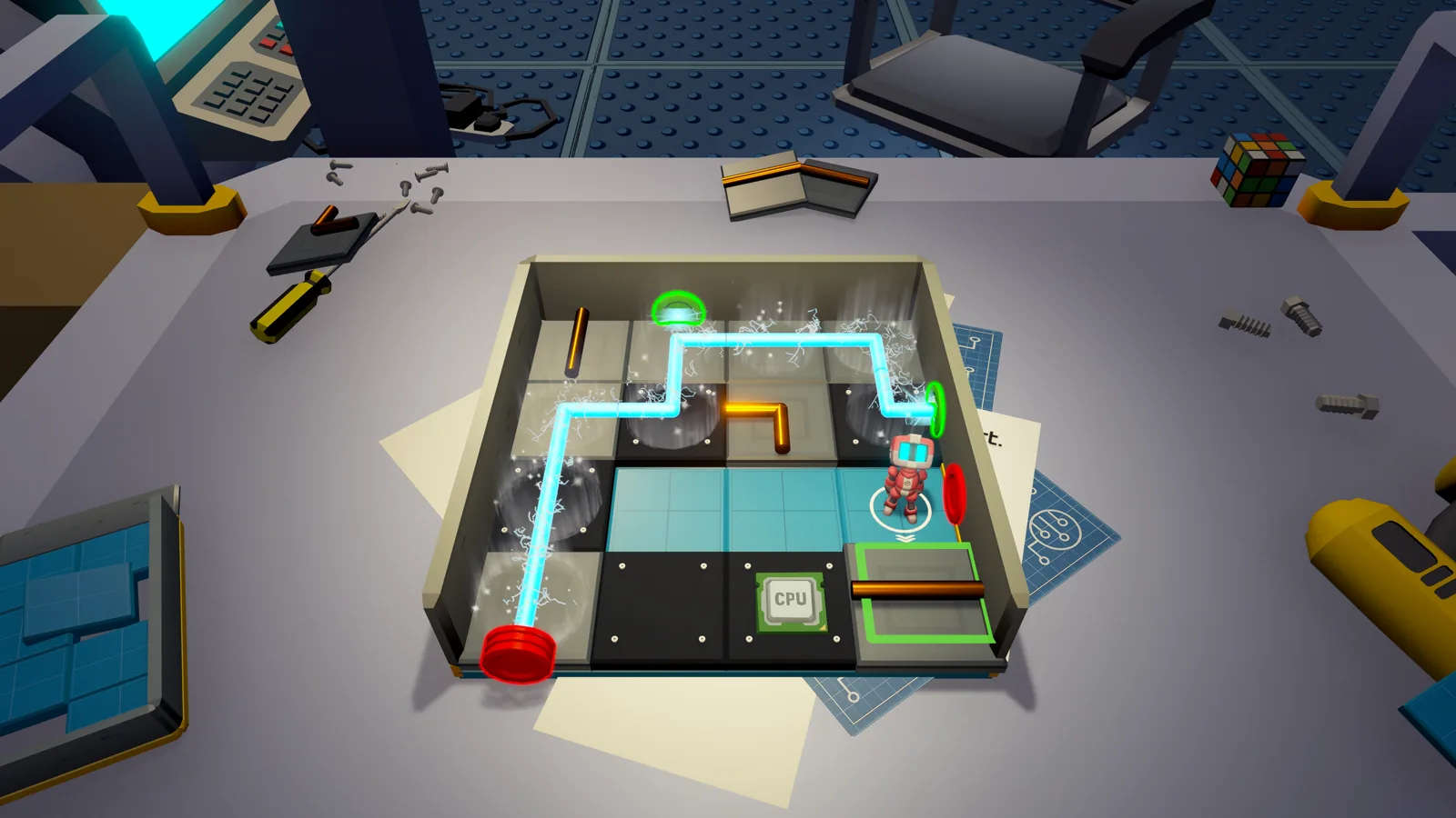 Tiny Circuits press asset: Puzzle Board