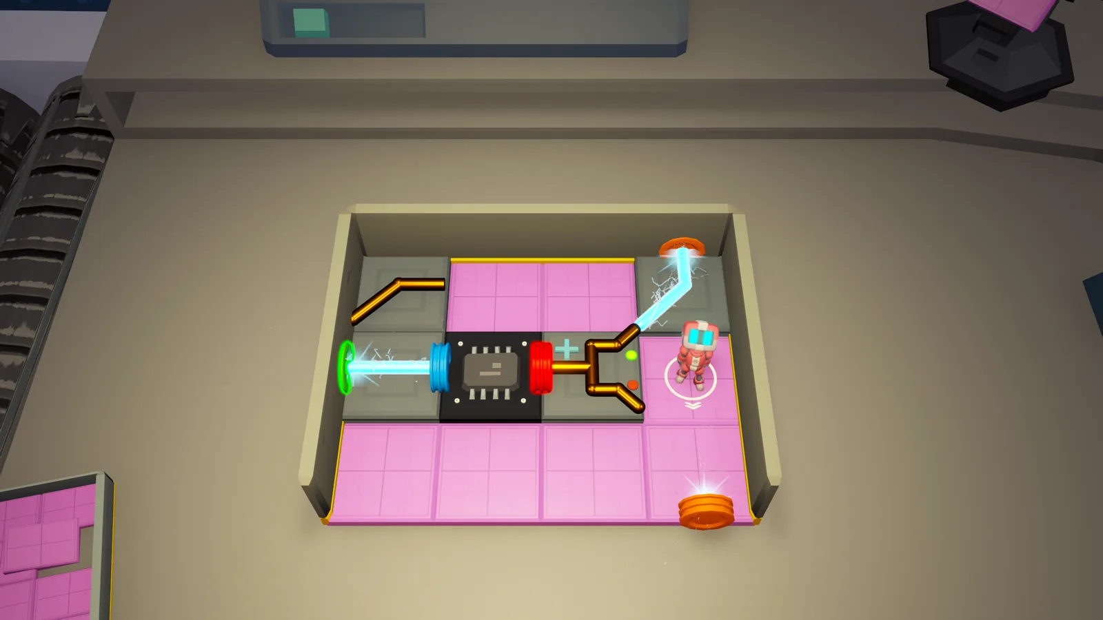 Tiny Circuits press asset: Stacking Mechanics